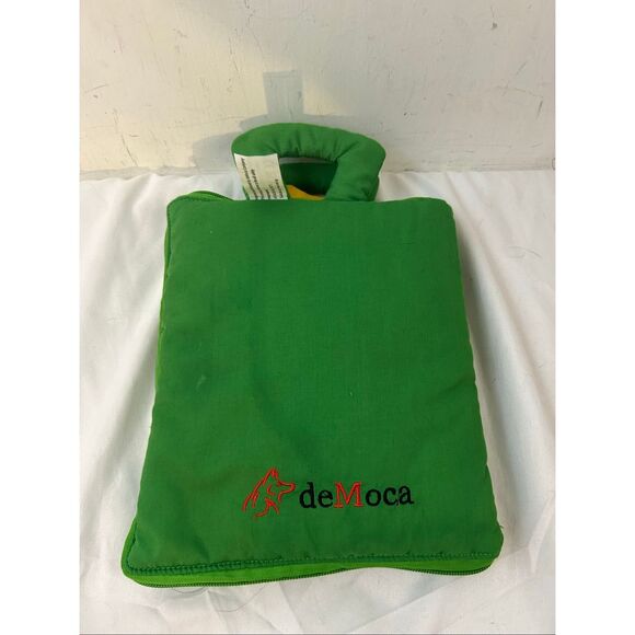 De moca Quiet travel book learning toy zipper green vintage - Picture 3 of 9